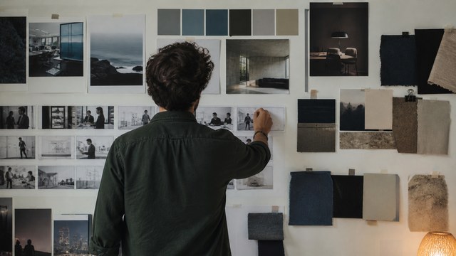 Creative director building consistent visual rules for a video