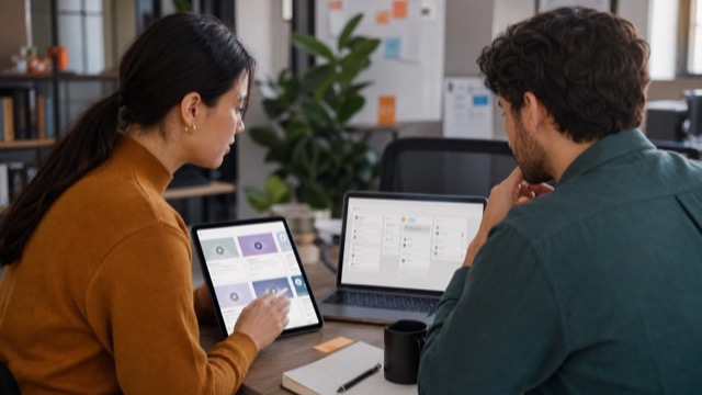 Customer success team reviewing help center videos for SaaS onboarding